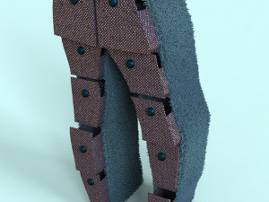 Tube pants 3Dモデル