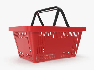 Cesta de la compra Modelo 3D