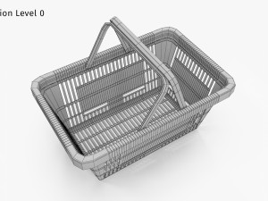 Shopping Basket 3D Model