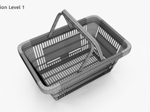 Shopping Basket 3D Model