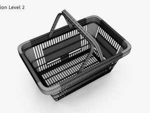 Shopping Basket 3D Model