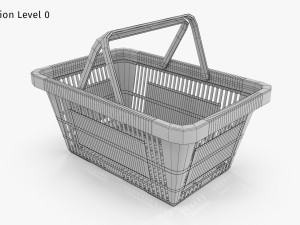Shopping Basket 3D Model