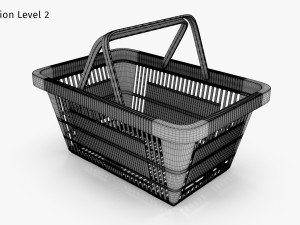 Shopping Basket 3D Model