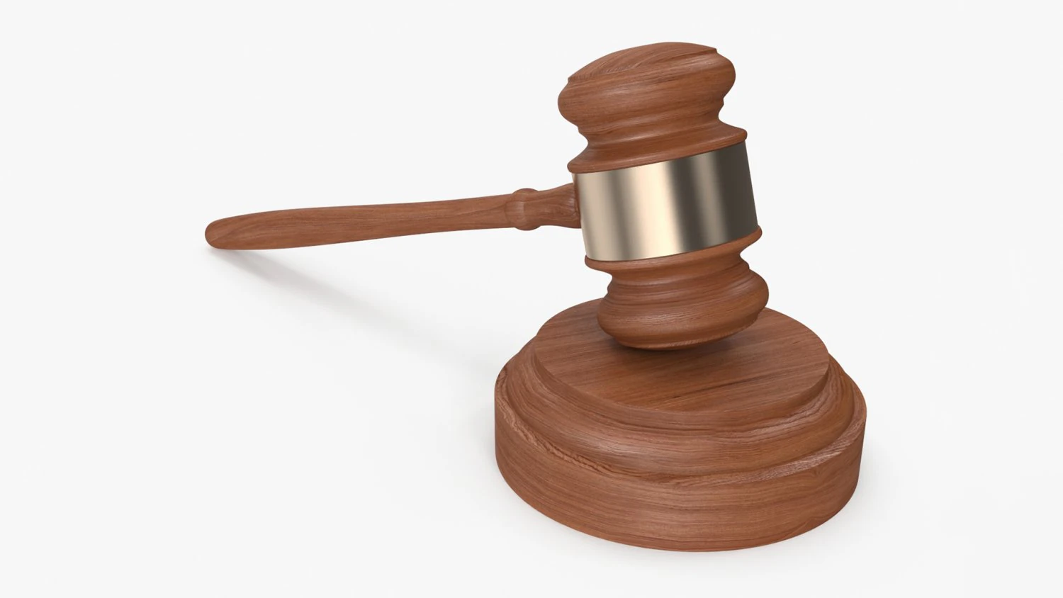 Młotek licytacyjny Model 3D .c4d .max .obj .3ds .fbx .stl .blend 