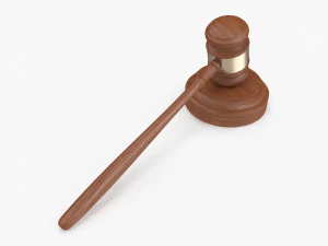 Młotek licytacyjny Model 3D