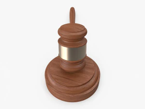 Młotek licytacyjny Model 3D