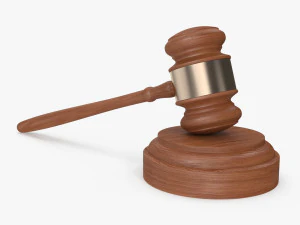 Młotek licytacyjny Model 3D