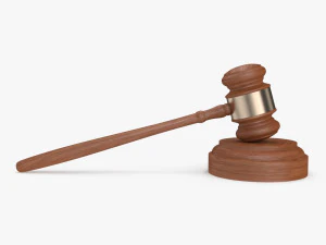 Młotek licytacyjny Model 3D