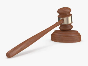 Młotek licytacyjny Model 3D