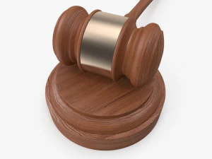 Młotek licytacyjny Model 3D