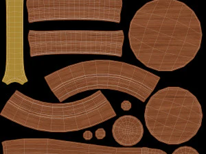 Młotek licytacyjny Model 3D