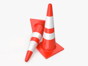 Road Cone 3D Model