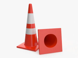 Road Cone 3D Model