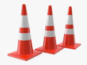 Road Cone 3D Model