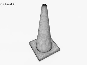 Road Cone 3D Model
