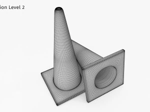 Road Cone 3D Model