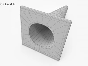 Road Cone 3D Model