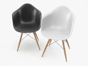 Pascal Plastic Chair 3D Model