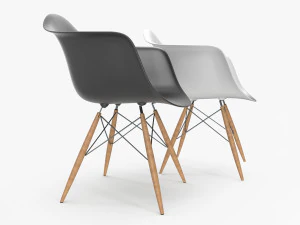 Pascal Plastic Chair 3D Model