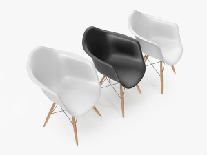 Pascal Plastic Chair Modello 3D