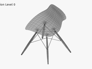 Pascal Plastic Chair Modello 3D