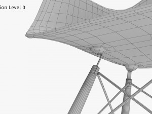 Pascal Plastic Chair Modello 3D