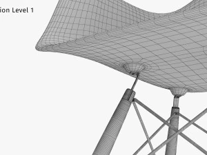 Pascal Plastic Chair 3D Model