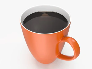 Keramikbecher 3D Modell