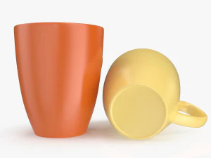 Keramikbecher 3D Modell