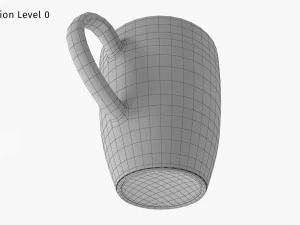 Keramikbecher 3D Modell
