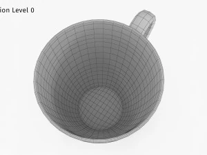 Keramikbecher 3D Modell