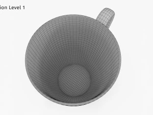 Keramikbecher 3D Modell
