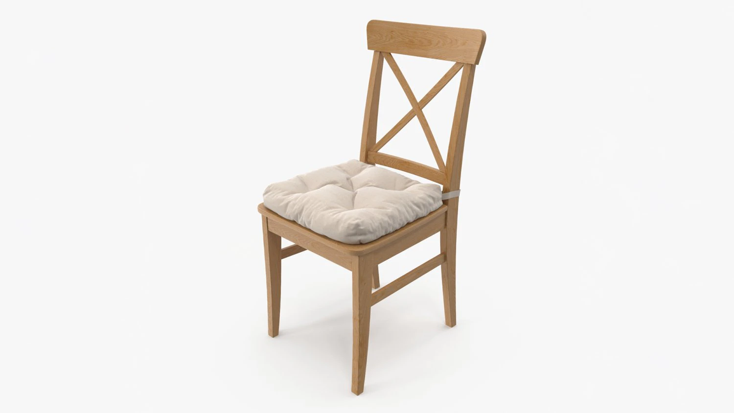 Ingolf Chair by IKEA 3D Model .c4d .max .obj .3ds .fbx .stl .blend