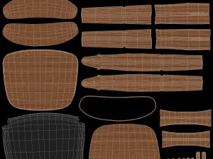 Houston Chair Modèle 3D