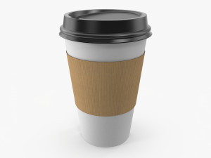 Paper Coffee Cup 3D Model