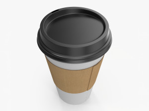 Paper Coffee Cup Modello 3D