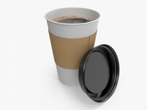 Paper Coffee Cup Modello 3D