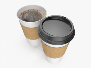 Paper Coffee Cup Modello 3D