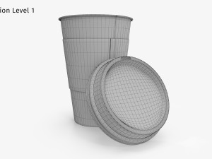 Paper Coffee Cup Modello 3D