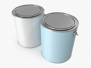 Pot de peinture Modèle 3D
