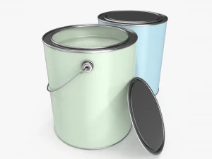 Pot de peinture Modèle 3D