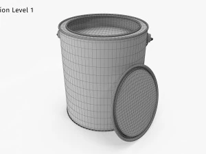 Pot de peinture Modèle 3D