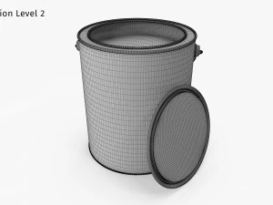 Pot de peinture Modèle 3D