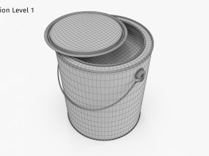 Paint Can 3D Model