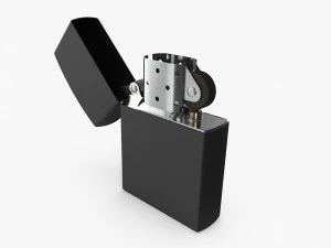 Zippo Lebih Ringan Model 3D