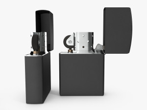 Zippo Lighter 3D मॉडल