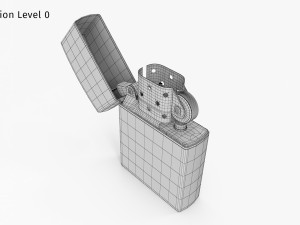 Zippo Lighter 3D मॉडल