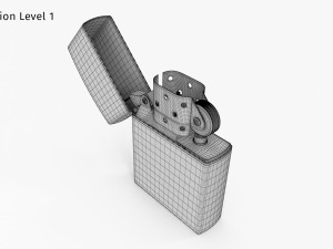 Zippo Lighter 3D मॉडल