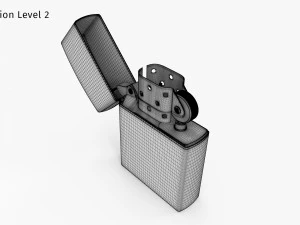 Zippo Lighter 3D Model