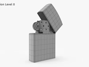 Zippo Lighter 3D Model